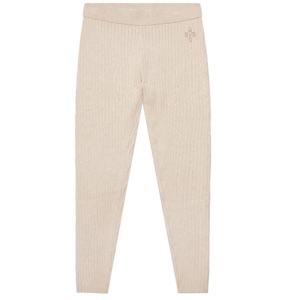 OVO Women's Beige Ribbed Leggings NWT Size XL
